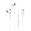 Blavec BHS-02 USB-C káblové slúchadlá s DAC a mikrofónom, biele thumbnail