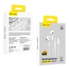 Blavec BHS-02 USB-C káblové slúchadlá s DAC a mikrofónom, biele thumbnail
