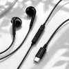 Blavec BHS-02 USB-C káblové slúchadlá s mikrofónom a DAC, čierne thumbnail