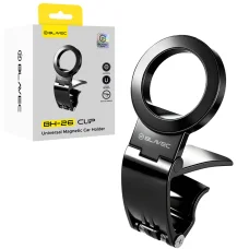 Blavec BH-26 Clip magnetický univerzálny držiak na telefón do auta, čierny