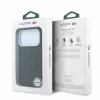  iPhone 18 Pro Max fekete Lacoste PVC Petit Pique félkörbefutó dombornyomott MagSafe tok thumbnail