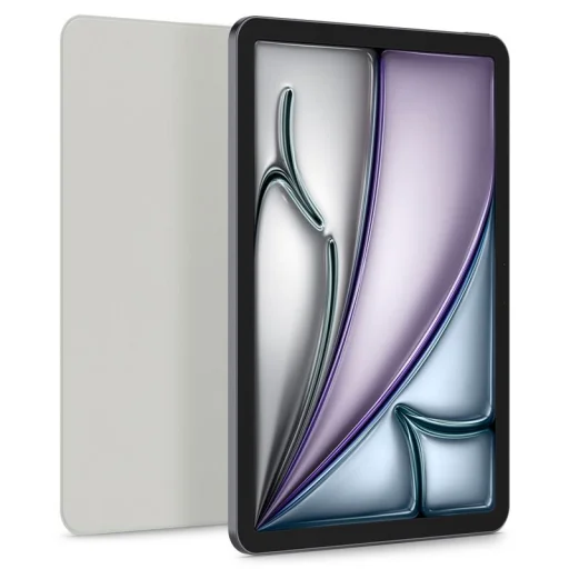 iPad Air 13" 2024/2025/2026 sivé puzdro Spigen Air Skin Folio OneTap - 3