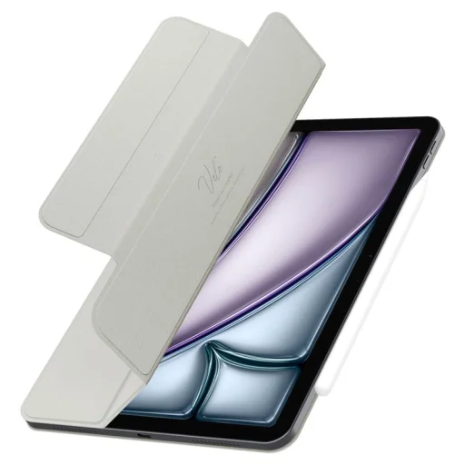 iPad Air 13" 2024/2025/2026 sivé puzdro Spigen Air Skin Folio OneTap - 10