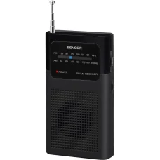 SENCOR SRD 1100 B hordozható AM/FM zsebrádió fekete