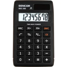 SENCOR SEC 250 zsebszámológép 8 jegyű LCD kijelzővel