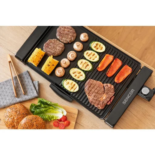Sencor SBG 106BK asztali elektromos grill 2300 W, 47 x 31 cm, fekete - 9