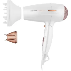 SENCOR SHD 7200GD 2000 W összecsukható ionos hajszárító diffúzorral, arany színben