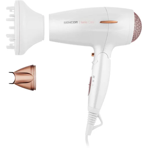 SENCOR SHD 7200GD 2000 W összecsukható ionos hajszárító diffúzorral, arany színben - 1