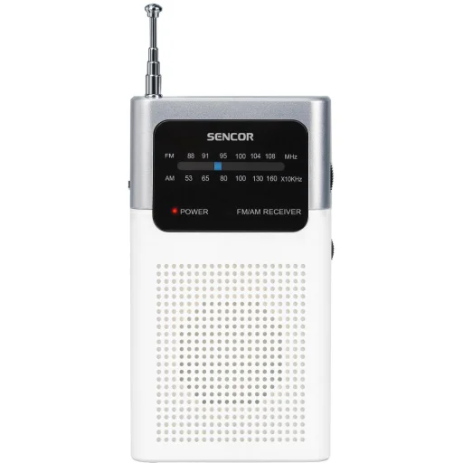 SRD 1100 W Vreckové rádio biele SENCOR - 2