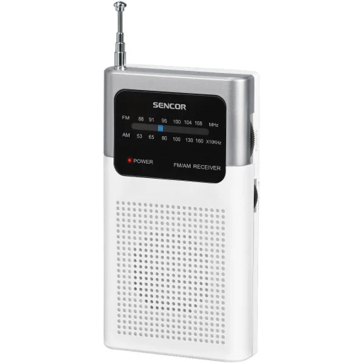 SRD 1100 W Vreckové rádio biele SENCOR - 1