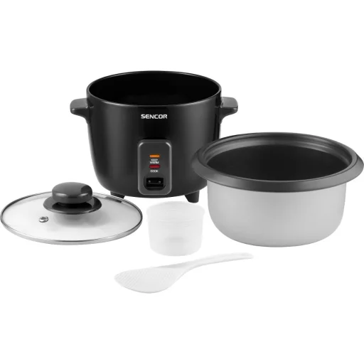 SENCOR SRM 0601BK rizsfőző 0,6 l, 300 W, fekete - 2