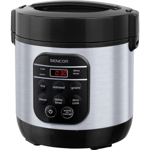 SENCOR SRM 0650SS többfunkciós rizsfőző 0,6 l, rozsdamentes acél - 1