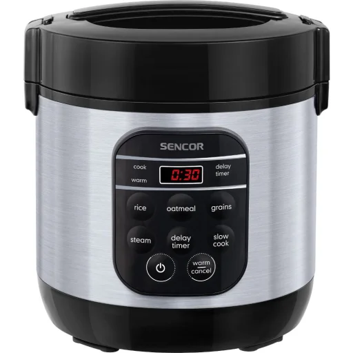 SENCOR SRM 0650SS többfunkciós rizsfőző 0,6 l, rozsdamentes acél - 2