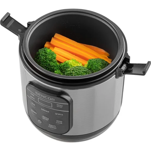 SENCOR SRM 0650SS többfunkciós rizsfőző 0,6 l, rozsdamentes acél - 6