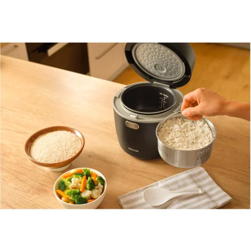 SENCOR SRM 0671BK LOW CARB rizsfőző 0,6 l, 350 W, fekete - 14