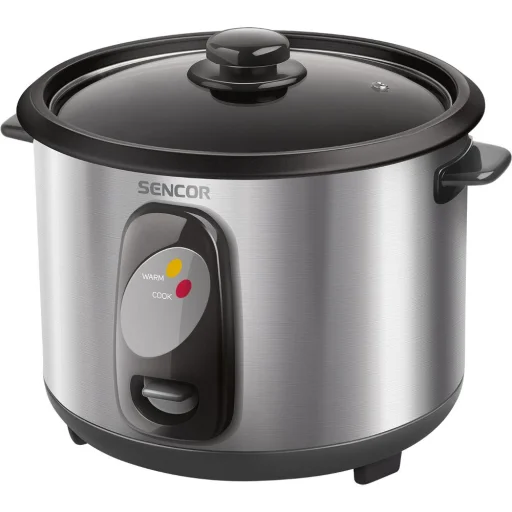 SENCOR SRM 1000SS rizsfőző 1 l, 400 W, rozsdamentes acél - 1
