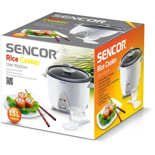 SENCOR SRM 1500WH rizsfőző 1,5 l 500 W fehér - 9