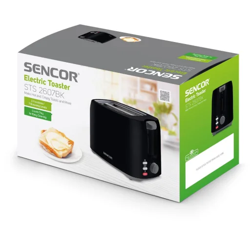 SENCOR STS 2607BK 2 szeletes kenyérpirító, 750 W, fekete - 10