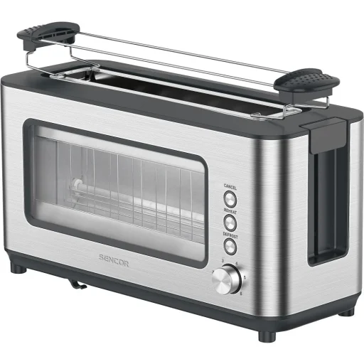 SENCOR STS 4050SS hosszú nyílású rozsdamentes acél kenyérpirító 1200 W - 1