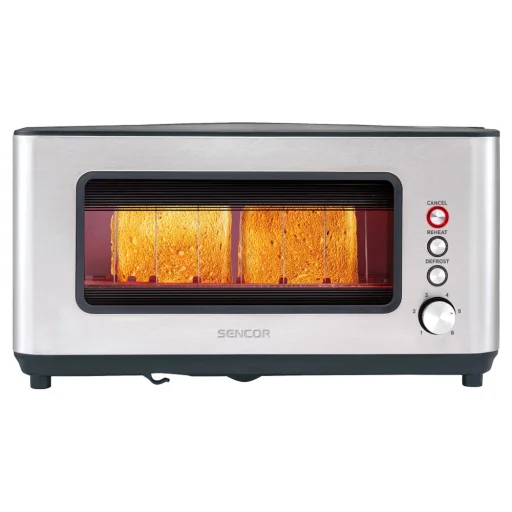 SENCOR STS 4050SS hosszú nyílású rozsdamentes acél kenyérpirító 1200 W - 2