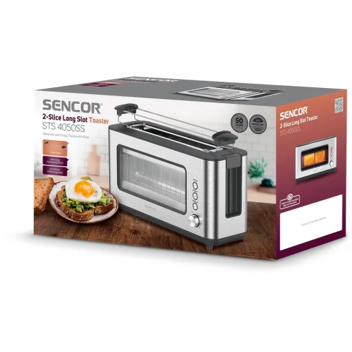 SENCOR STS 4050SS hosszú nyílású rozsdamentes acél kenyérpirító 1200 W - 14