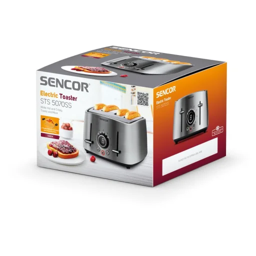 SENCOR STS 5070SS 4 szeletes kenyérpirító, 1600 W - 11