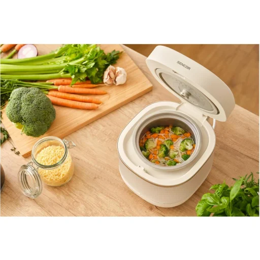SENCOR SRM 2000WH LOW CARB rizsfőző, 2 l, 500 W, fehér - 10