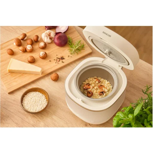 SENCOR SRM 2000WH LOW CARB rizsfőző, 2 l, 500 W, fehér - 11