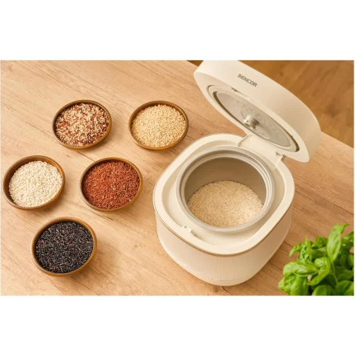 SENCOR SRM 2000WH LOW CARB rizsfőző, 2 l, 500 W, fehér - 14