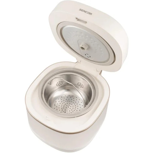 SENCOR SRM 2000WH LOW CARB rizsfőző, 2 l, 500 W, fehér - 5