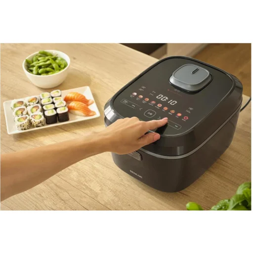 SENCOR SRM 3900BK indukciós rizsfőző 3 l, 13 programos, fekete - 16