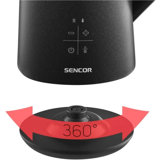 SENCOR SWK 0600BK hőfokszabályzós vízforraló 1,7 l, fekete - 6