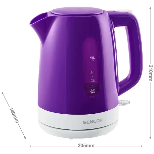 SENCOR SWK 1025VT elektromos vízforraló 1 l, 2200 W - 3