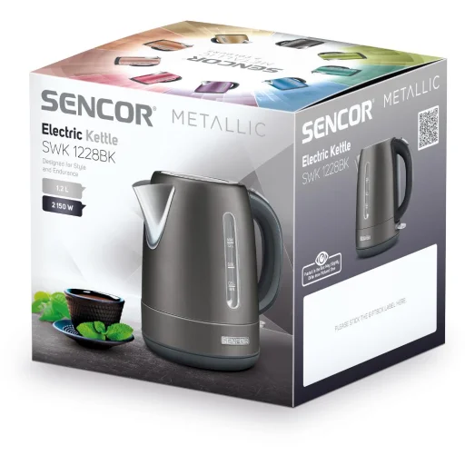 SENCOR SWK 1228BK rozsdamentes acél vízforraló 1,2 l, 2150 W - 11