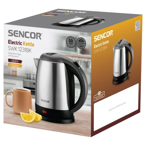 SENCOR SWK 1231BK vízforraló 1,2 L inox - 12