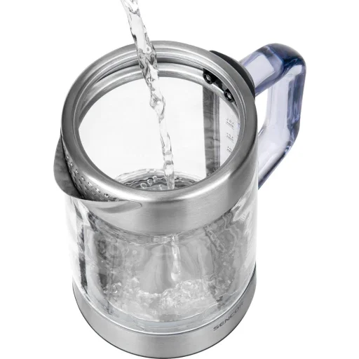 Sencor SWK 1590SS üveg vízforraló teaszitával, 1,5 l, 1500 W - 8