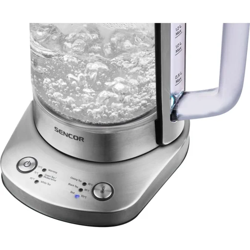 Sencor SWK 1590SS üveg vízforraló teaszitával, 1,5 l, 1500 W - 5