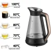 SENCOR SWK 1595BK üveg vízforraló 1,5 l, hőfokszabályzós, 2150 W thumbnail