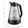 SENCOR SWK 1595BK üveg vízforraló 1,5 l, hőfokszabályzós, 2150 W thumbnail
