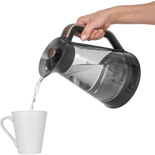 SENCOR SWK 1595BK üveg vízforraló 1,5 l, hőfokszabályzós, 2150 W - 9