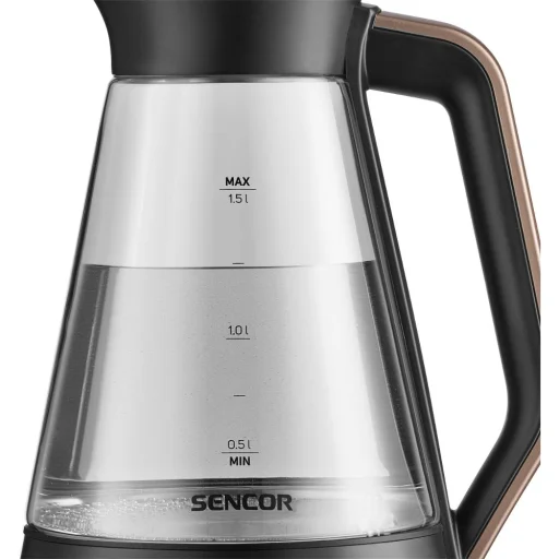 SENCOR SWK 1595BK üveg vízforraló 1,5 l, hőfokszabályzós, 2150 W - 4