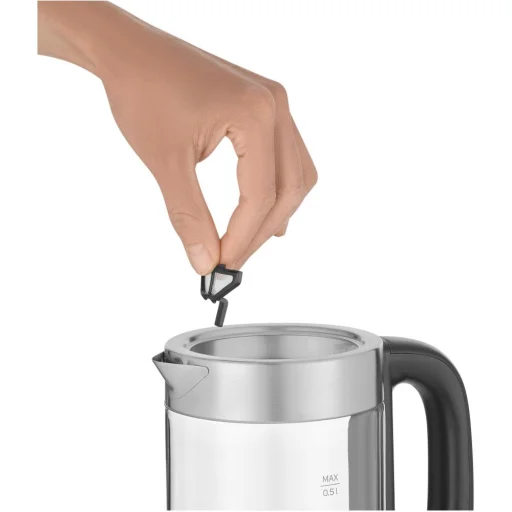 SENCOR SWK 160SS utazó vízforraló 0,5 l, 1100 W, rozsdamentes acél/üveg - 9