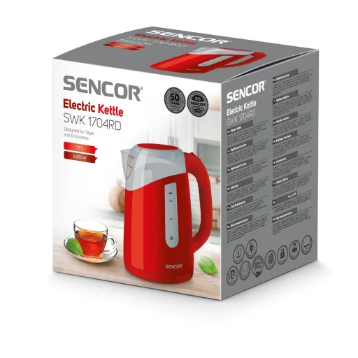 Sencor SWK 1704RD vízforraló 1,7 l, piros - 12