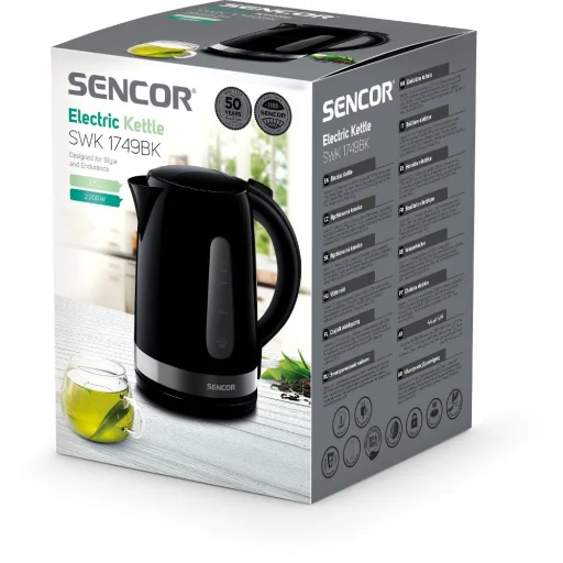 SENCOR SWK 1749BK vízforraló 1,7 l, fekete - 16