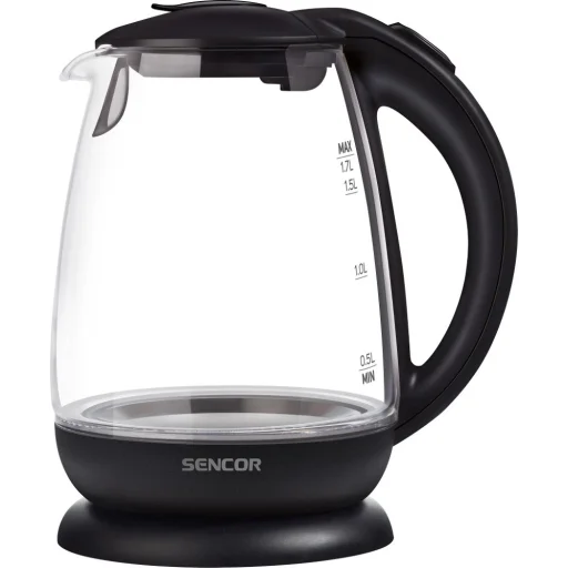 SENCOR SWK 1785BK üveg vízforraló 1,7 l, fekete - 1