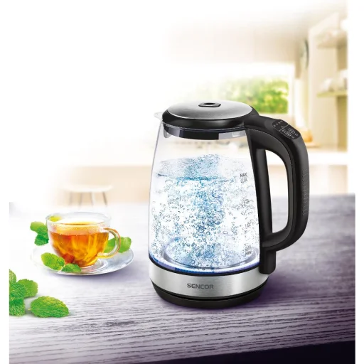 SENCOR SWK 2090BK hőmérséklet-szabályozós vízforraló 2,0 l, 2200 W, fekete - 11