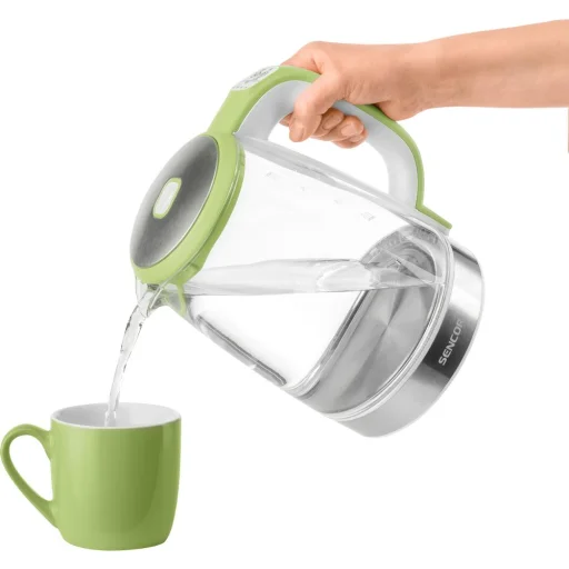 SENCOR SWK 2197GG üveg vízforraló hőmérséklet-szabályozással, 2 l, 2200 W - 11