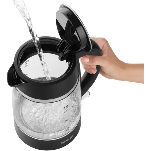 SENCOR SWK 2711BK üveg vízforraló 1,7 l, fekete - 7