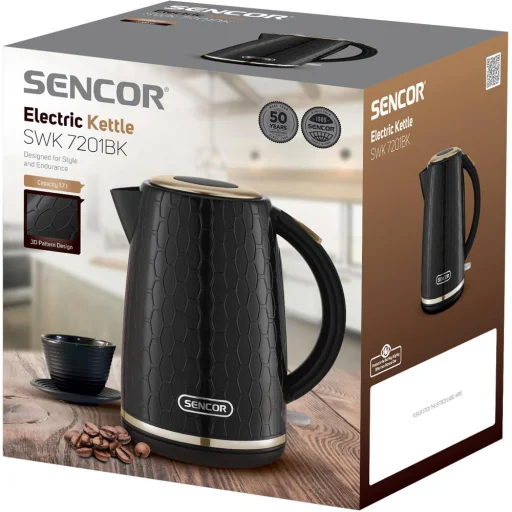SENCOR SWK 7201BK vízforraló 1,7 l, 2200 W, fekete - 12