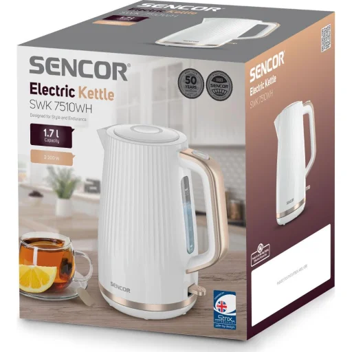 SENCOR SWK 7510WH elektromos vízforraló 1,7 l 2200 W fehér - 12